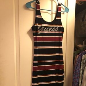 Guess ribbed midi dress